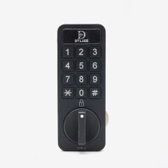 Elektronik Dolap Kabin Kilidi Dikey Siyah