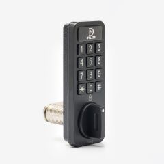 Elektronik Dolap Kabin Kilidi Dikey Siyah