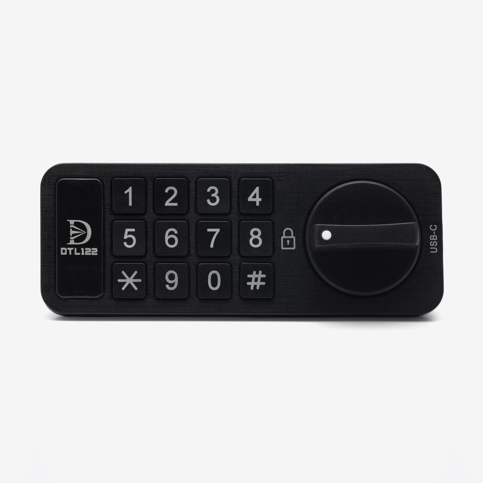 Elektronik Dolap Kabin Kilidi Yatay Siyah