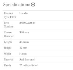 Furnipart Kulp Square 320mm Paslanmaz