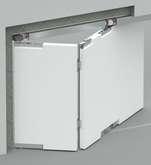 Sürgü Gardırop Mekanizması Frenli 3.Kapak(İç) (Bs) 75kg