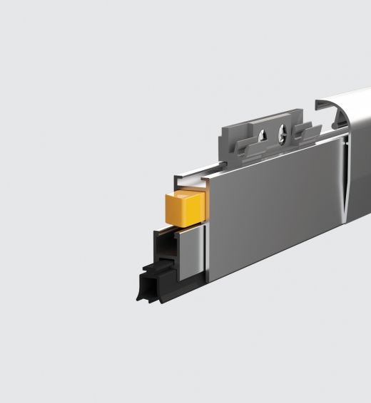 Sürgü Gardırop Sistemi Frenli 2 Kapak Set 16-20mm İç-Dış 100kg