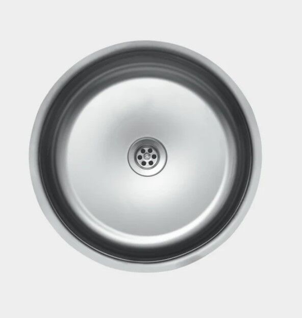 Mermer Altı Oval Dekorlu Evye+Sifon Q38