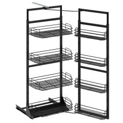 Starax İkiz Kiler 125-140 45'Lik Modül Antrasit