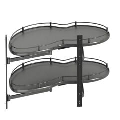 Starax Döner Tablalı Kör Köşe 45'Lik Modül Sol Ant.