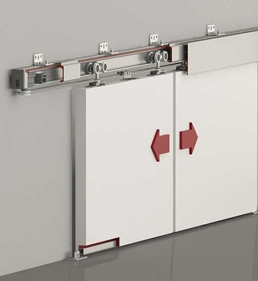 Sürgü Kapı Sistemi Ayarlı Halatlı Senkron 120kg