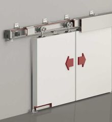 Sürgü Kapı Sistemi Ayarlı Halatlı Senkron 120kg