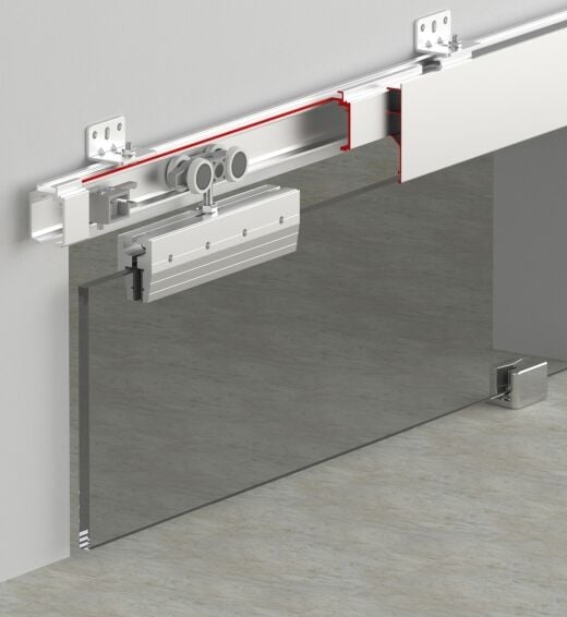 Sürgü Cam Kapı Sistemi Tek Yöne