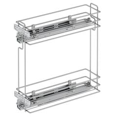 Starax Deterjanlık Çift Açılım 20'Lik Modül Sol Krom