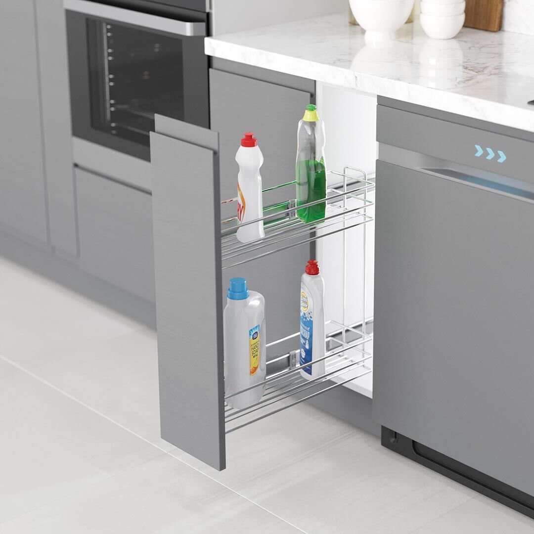 Starax Deterj.Ahş.Tab.Tls.Raylı Fr. 25'Lik Modül Krom