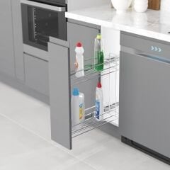 Starax Deterj.Ahş.Tab.Tls.Raylı Fr. 25'Lik Modül Krom