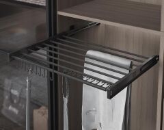 Starax Plastik Kapaklı Tls. Raylı Pant. 50'lik Modül Antrasit