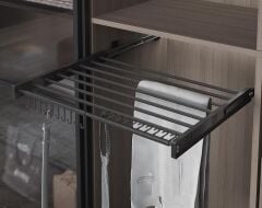 Starax Plastik Kapaklı Tls. Raylı Pant. 50'lik Modül Antrasit