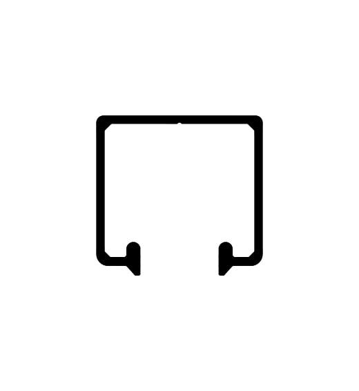 Alüminyum Üst Kapı Rayı (7440 Mekanizma)