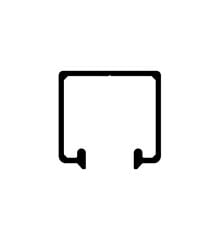 Alüminyum Üst Kapı Rayı (7440 Mekanizma)