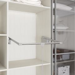 Starax Gardırop Asansörü W:850-1150 10kg Gri