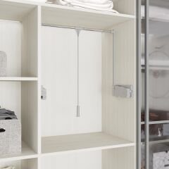 Starax Gardırop Asansörü W:850-1150 10kg Gri