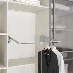 Starax Gardırop Asansörü W:850-1150 10kg Gri