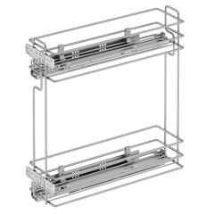 Starax Deterj.Ahşap Tab.Gizli Raylı Çit Açılım 25'Lik Modül Sağ Krom