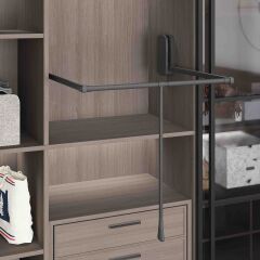 Starax Gardırop Asansörü W:850-1150 12kg Antrasit