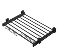 Starax Plastik Kapaklı Tls. Raylı Pant. 90'lık Modül Antrasit