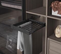 Starax Pantolonluk Teleskopik Raylı Frenli 50'Lik Modül Antrasit