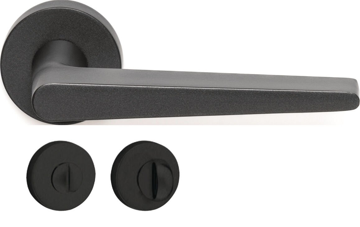 Hafele Kapı Kolu Polly II Wc M.Siyah