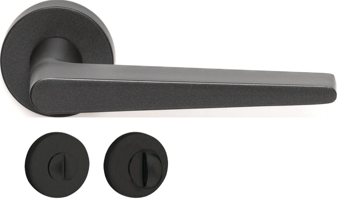 Hafele Kapı Kolu Polly II Wc M.Siyah