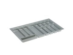 Plastik Kaşıklık 85x50 Sedefli Metalik Gri 90'Lık  Modül(bs)