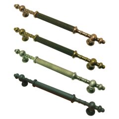 Kadeh Tırtırıklı Kulp 160mm Mat Siyah