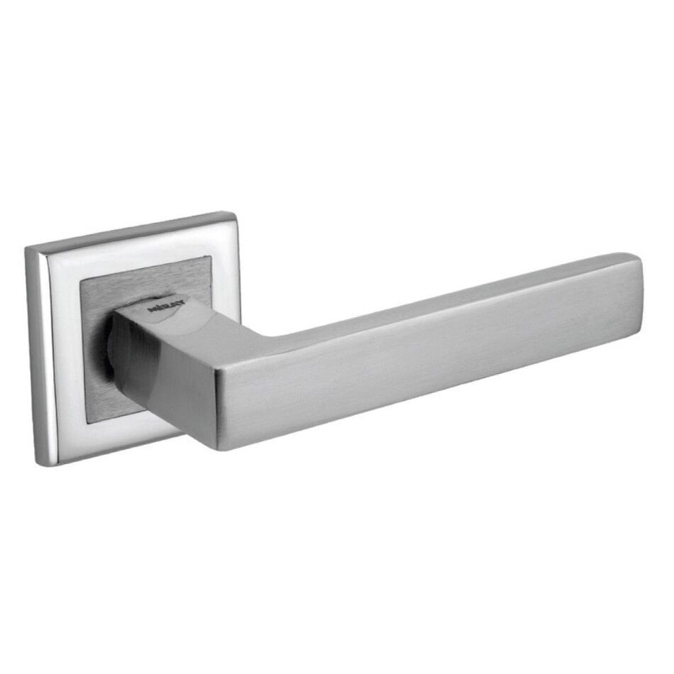 Köşk Kapı Kolu Kare Rozetli Wc Çelik-İnox