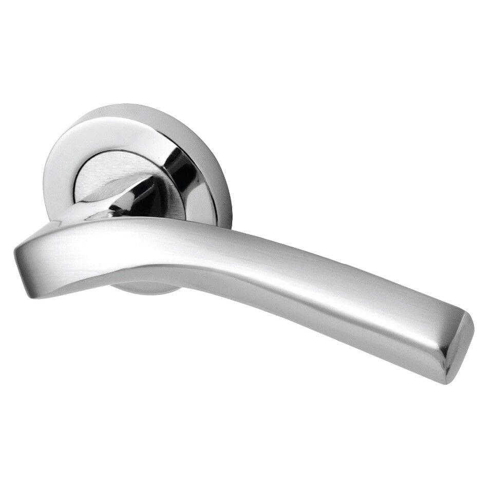 Gaye Kapı Kolu Yuvarlak Rozetli Oda Nikel-Saten