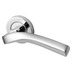 Gaye Kapı Kolu Yuvarlak Rozetli Wc Nikel-Saten