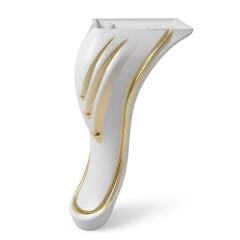 Dizayn Desenli Ayak 18cm Aytaşı Gölge Altın