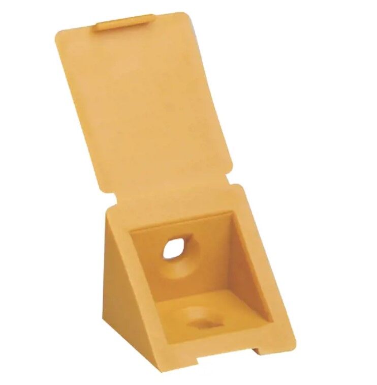 Mesan Mini Köşe Bağlantı Kapaklı Plastik Kahve (0056)