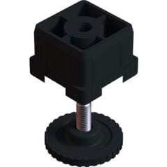 Gizli Profil Ayak 40X40 Ayarlı Siyah