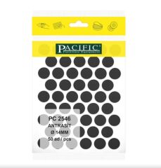 Pvc Yapışkan Tapa 14mm 1Plk=50 Ad Antrasit