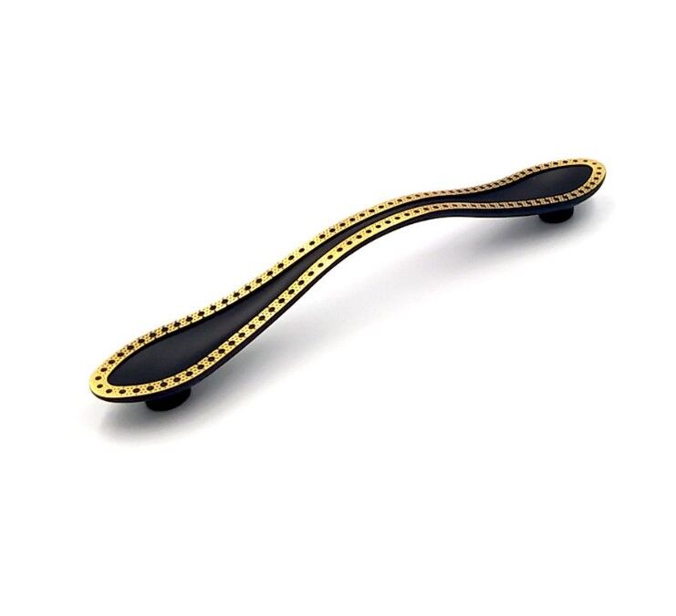 Kulp Safran 128mm Mat Siyah-Altın
