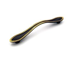 Kulp Safran 128mm Mat Siyah-Altın
