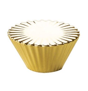 Kulp Düğme Tırtıklı Oval Altın