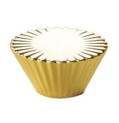 Kulp Düğme Tırtıklı Oval Altın