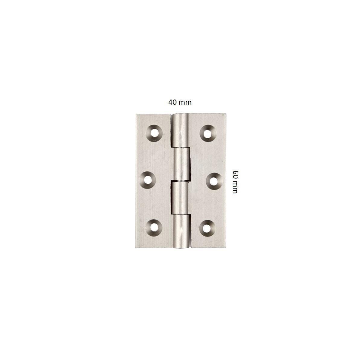 Alüminyum 06cm Sabit Menteşe Saten