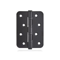 Canex Paslanmaz 10cm Oval Bilyalı Menteşe Siyah