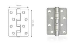 Canex Paslanmaz 10cm Oval Bilyalı Menteşe 1.7mm