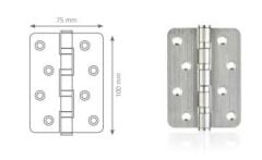 Canex Paslanmaz 10cm Oval Bilyalı Menteşe 1.7mm