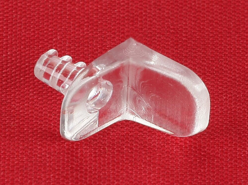 Tırnaklı L Raf Pimi 5mm Şeffaf