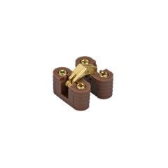 Oval Masa Menteşesi 12mm İthal Kahve