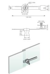 Sürgülü Cam Kapak Kilidi