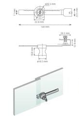 Sürgülü Cam Kapak Kilidi