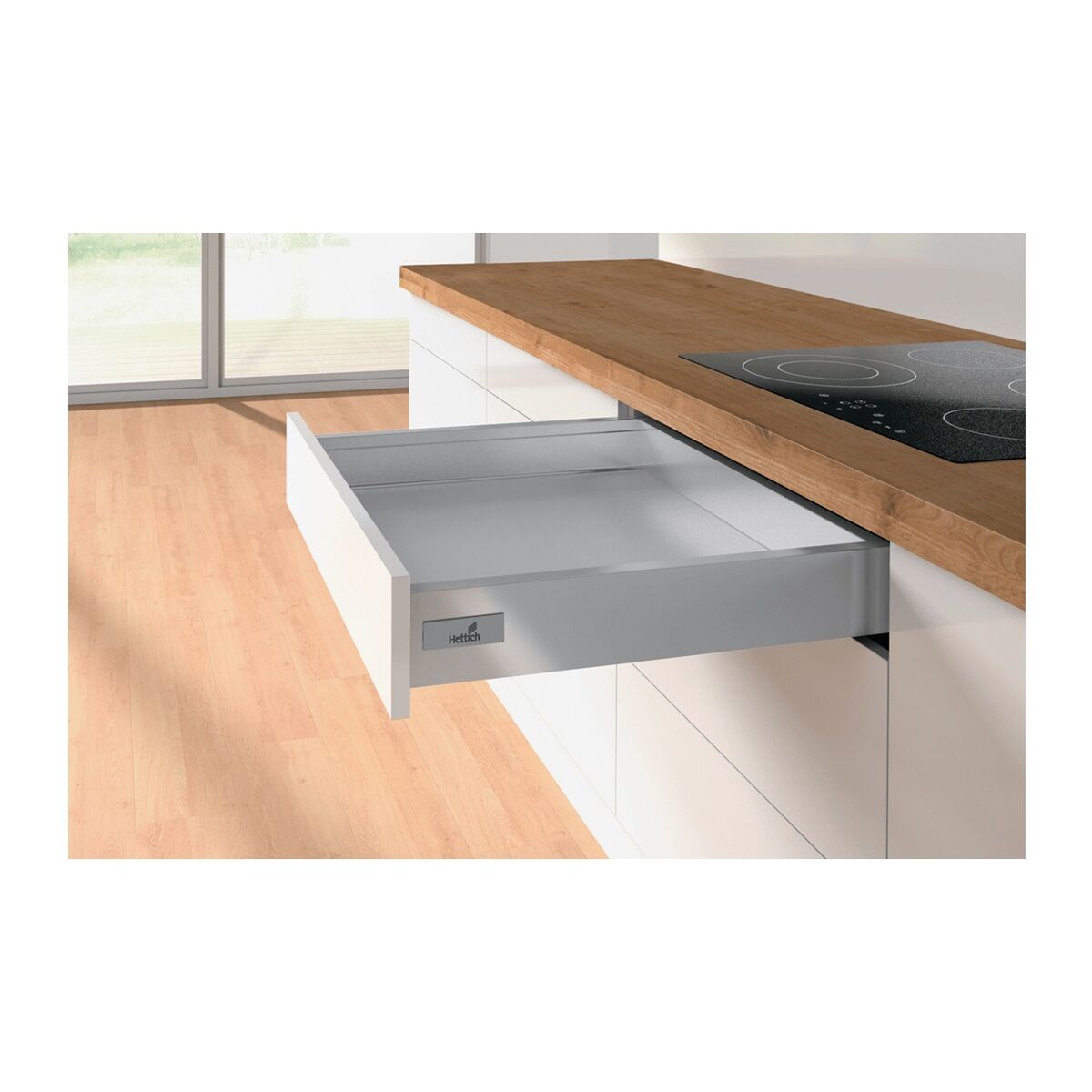 Hettic Innotech Tandem Box Bordürsüz 50cm Gri